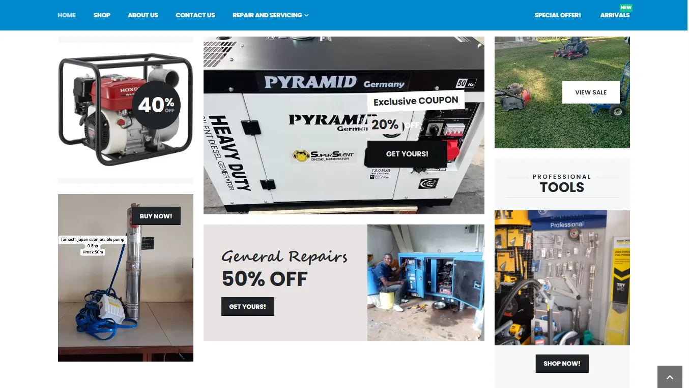 Womit Enterprises product page